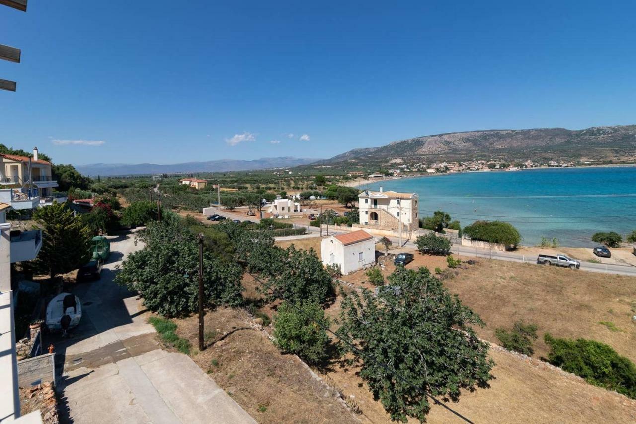 Seaview Flat Steps To The Beach Karavostasi  Exterior foto